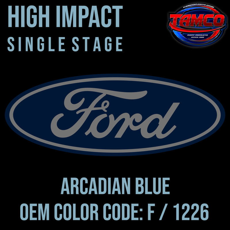 Ford Arcadian Blue | F / 1226 | 1960-1969 | OEM High Impact Single Stage