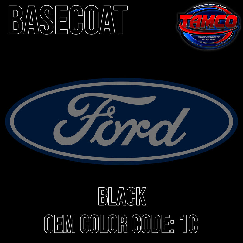 Ford Black | 1C | OEM Basecoat