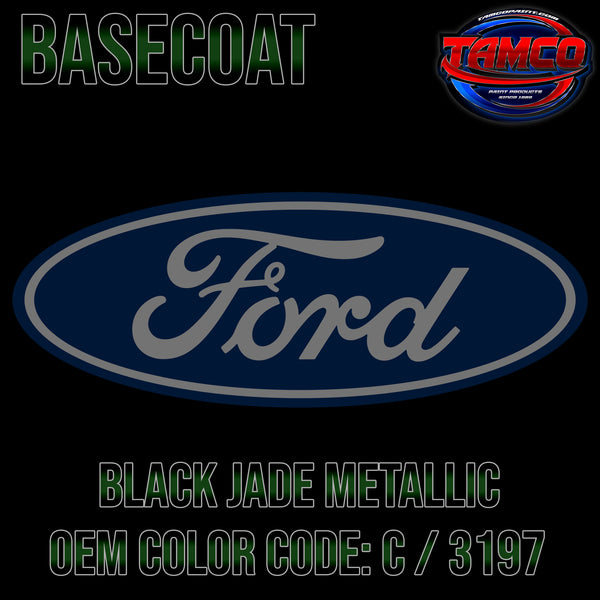 Ford Black Jade Metallic | C / 3197 | 1969-1970 | OEM Basecoat