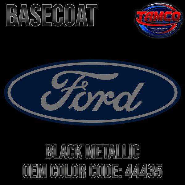 Ford Black Metallic | 44435 | 1967 | OEM Basecoat