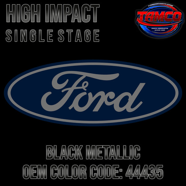 Ford Black Metallic | 44435 | 1967 | OEM High Impact Single Stage