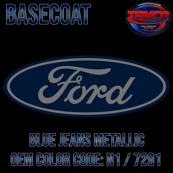 Ford Blue Jeans Metallic | N1 / 7291 | 2013-2022 | OEM Basecoat