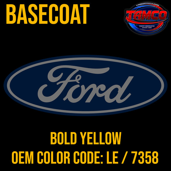 Ford Bold Yellow | LE / 7358 | 2016-2022 | OEM Basecoat