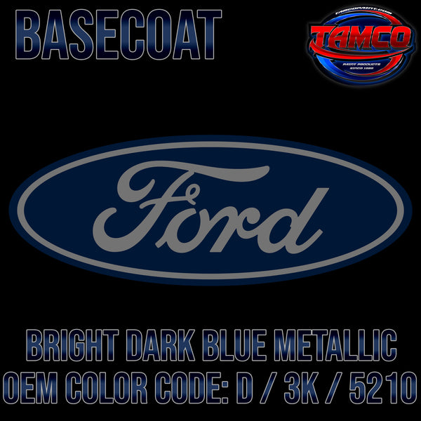Ford Bright Dark Blue Metallic | D / 3K / 5210 | 1972-1975 | OEM Basecoat