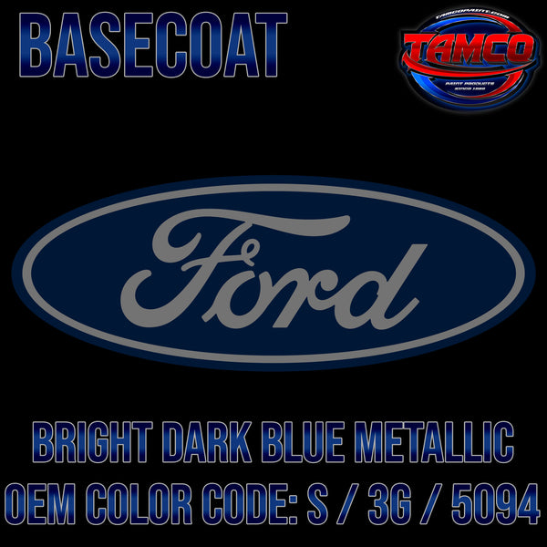 Ford Bright Dark Blue Metallic | S / 3G / 5094 | 1973-1979 | OEM Basecoat