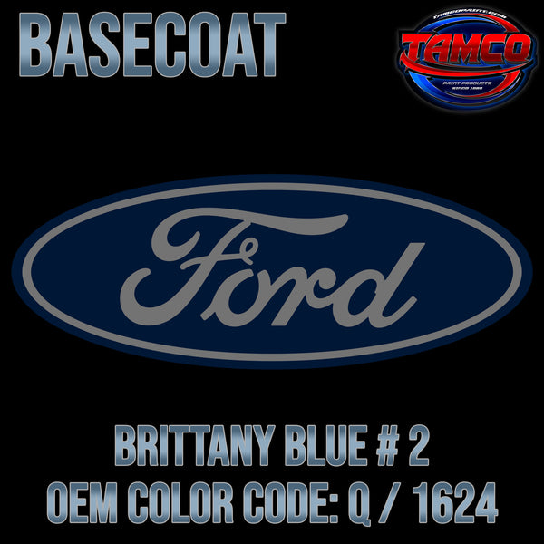 Ford Brittany Blue#2 | Q / 1624 | 1964-1967 | OEM Basecoat