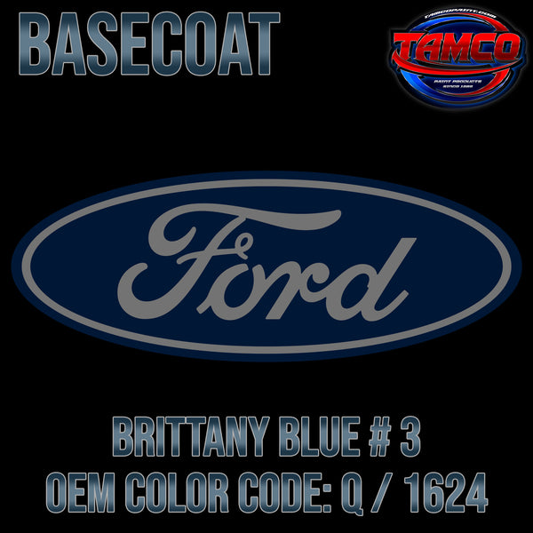 Ford Brittany Blue#3 | Q / 1624 | 1967-1970 | OEM Basecoat
