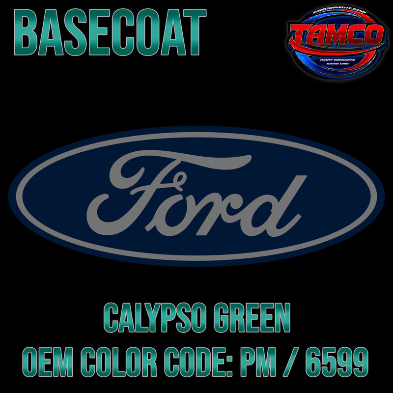 Ford Bright Calypso Green | PM / 6599 | 1991-1996 | OEM Basecoat