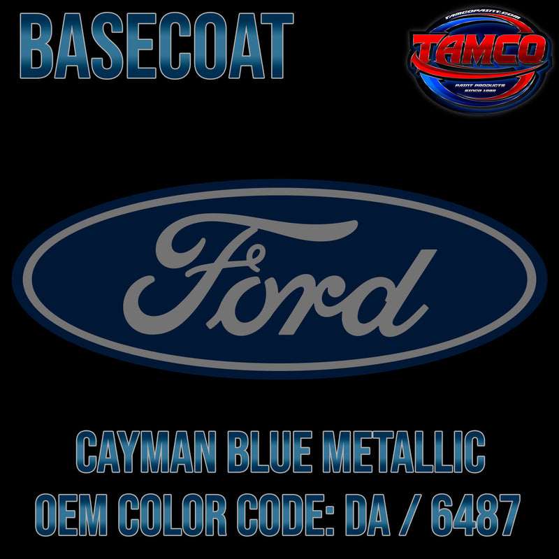 Ford Cayman Blue Metallic | DA / 6487 | 1991-1997 | OEM Basecoat