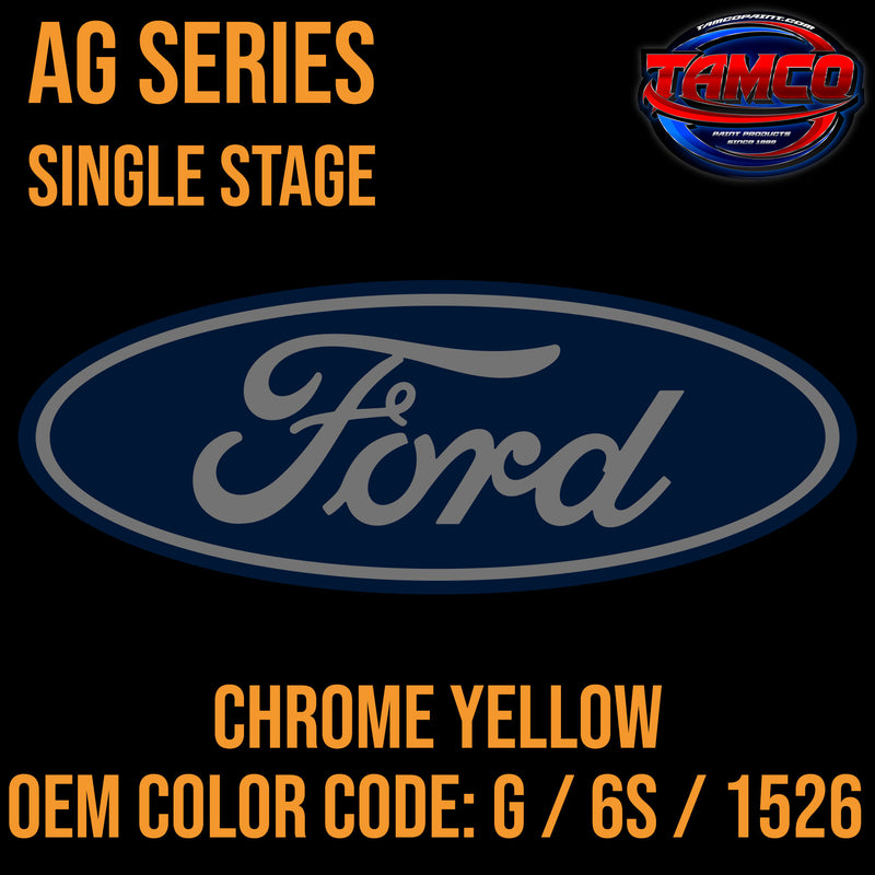 Ford Chrome Yellow | G / 6S / 1526 | 1999-2004 | OEM AG Series Single Stage