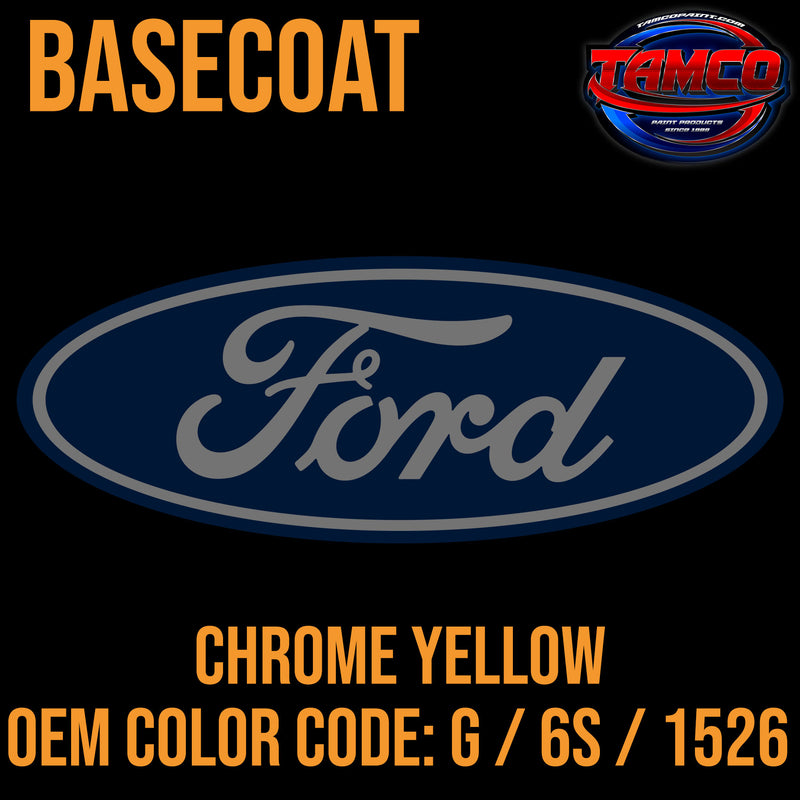 Ford Chrome Yellow | G / 6S / 1526 | 1999-2004 | OEM Basecoat
