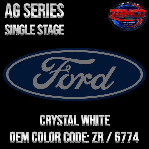 Ford Crystal White | ZR / 6774 | 1995-2001 | OEM AG Series Single Stage