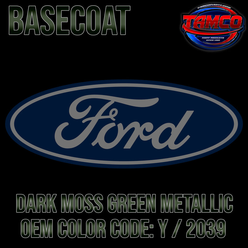 Ford Dark Moss Green Metallic | Y / 2039 | 1967 | OEM Basecoat