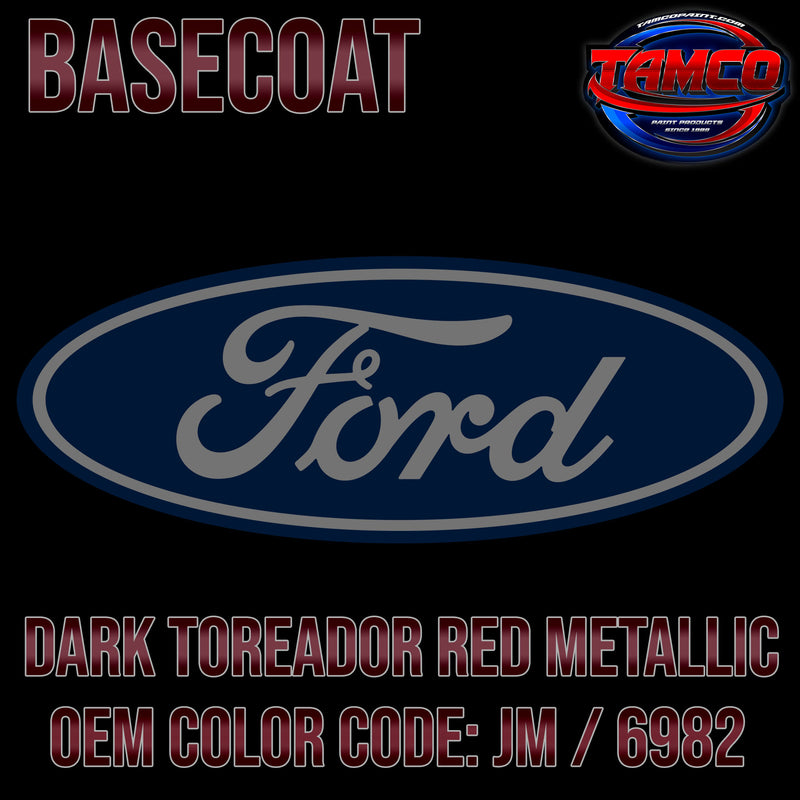 Ford Dark Toreador Red Metallic | JM / 6982 | 1999-2008 | OEM Basecoat