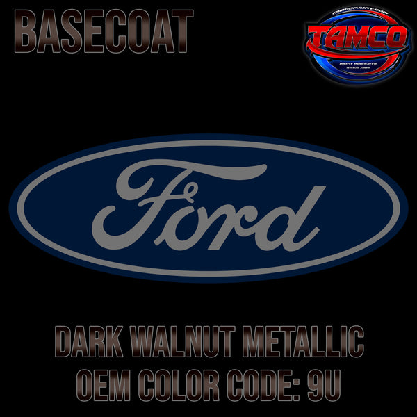 Ford Dark Walnut Metallic | 9U / 6107 | 1986-1987 | OEM Basecoat