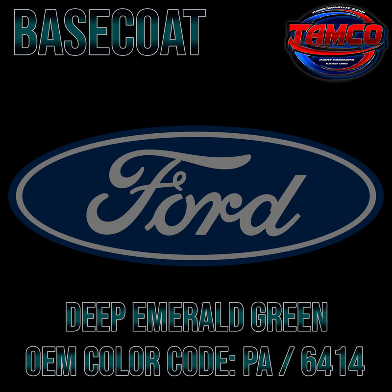 Ford Deep Emerald Green | PA / 6414 | 1990-2002 | OEM Basecoat