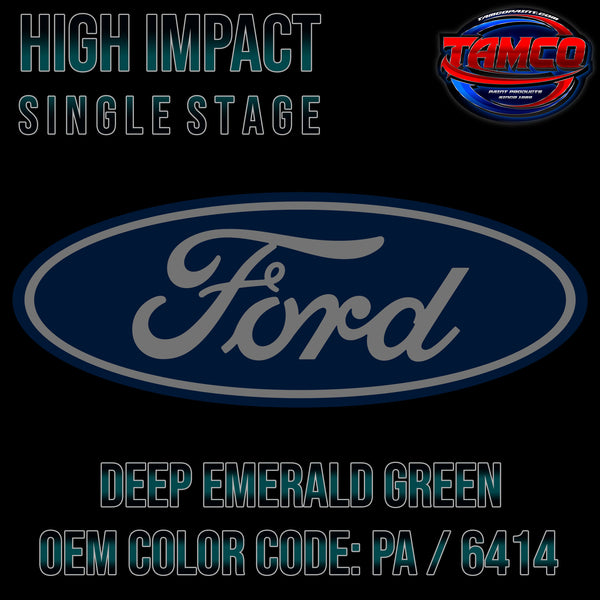Ford Deep Emerald Green | PA / 6414 | 1990-2002 | OEM High Impact Single Stage
