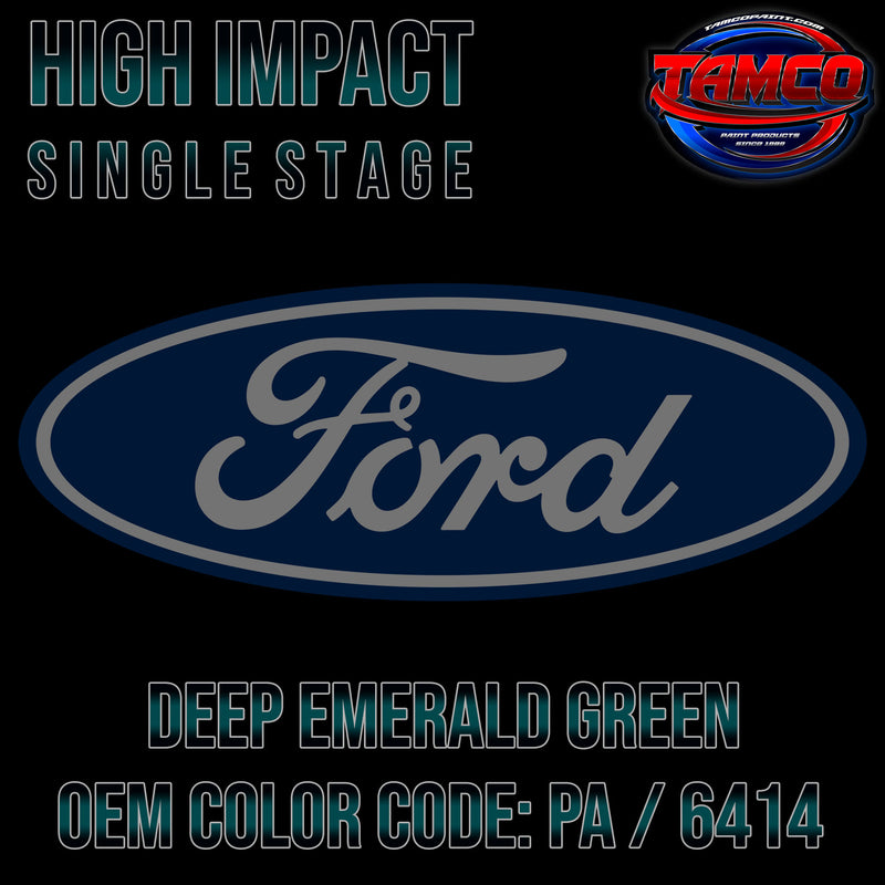 Ford Deep Emerald Green | PA / 6414 | 1990-2002 | OEM High Impact Single Stage