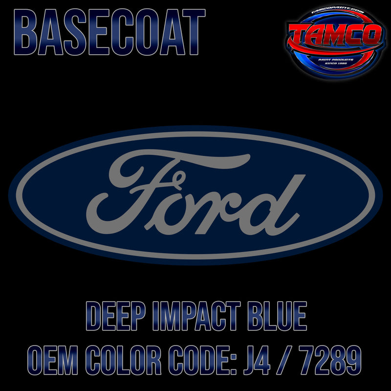 Ford Deep Impact Blue | J4 / 7289 | 2012-2018 | OEM Basecoat