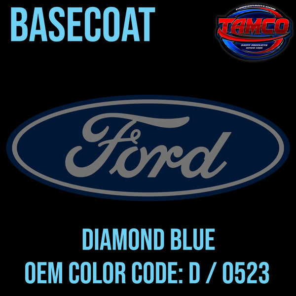 Ford Diamond Blue | D / 0523 | 1955-1956 | OEM Basecoat