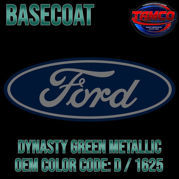 Ford Dynasty Green Metallic | D / 1625 | 1964-1965 | OEM Basecoat
