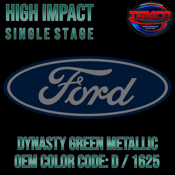 Ford Dynasty Green Metallic | D / 1625 | 1964-1965 | OEM High Impact Single Stage