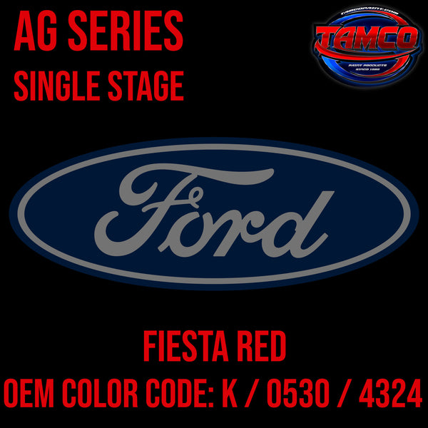 Ford Fiesta Red | K / 0530 / 4324 | 1956;1971-1972 | OEM AG Series Single Stage