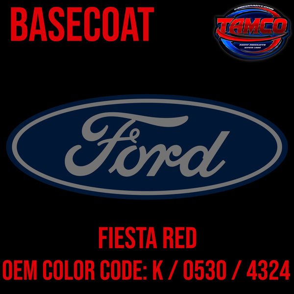 Ford Fiesta Red | K / 0530 / 4324 | 1956;1971-1972 | OEM Basecoat