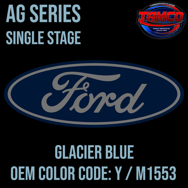 Ford Glacier Blue | Y / M1553 | 1963 | OEM AG Series Single Stage