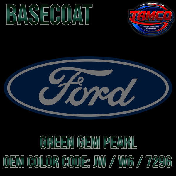 Ford Green Gem Pearl | JW / W6 / 7296 | 2012-2022 | OEM Basecoat