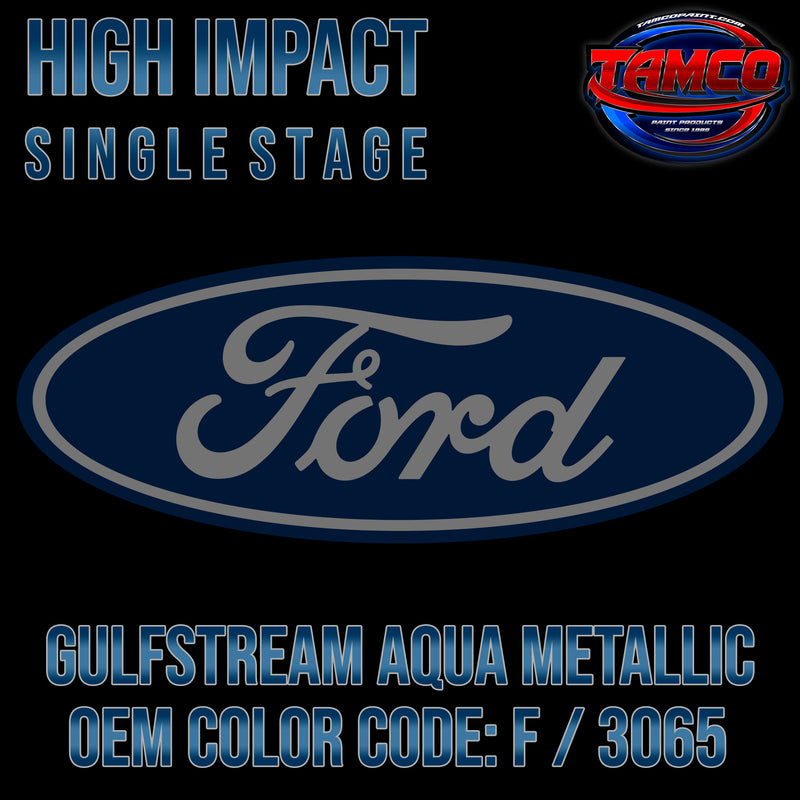 Ford Gulfstream Aqua Metallic | F / 3065 | 1968-1970 | OEM High Impact Single Stage