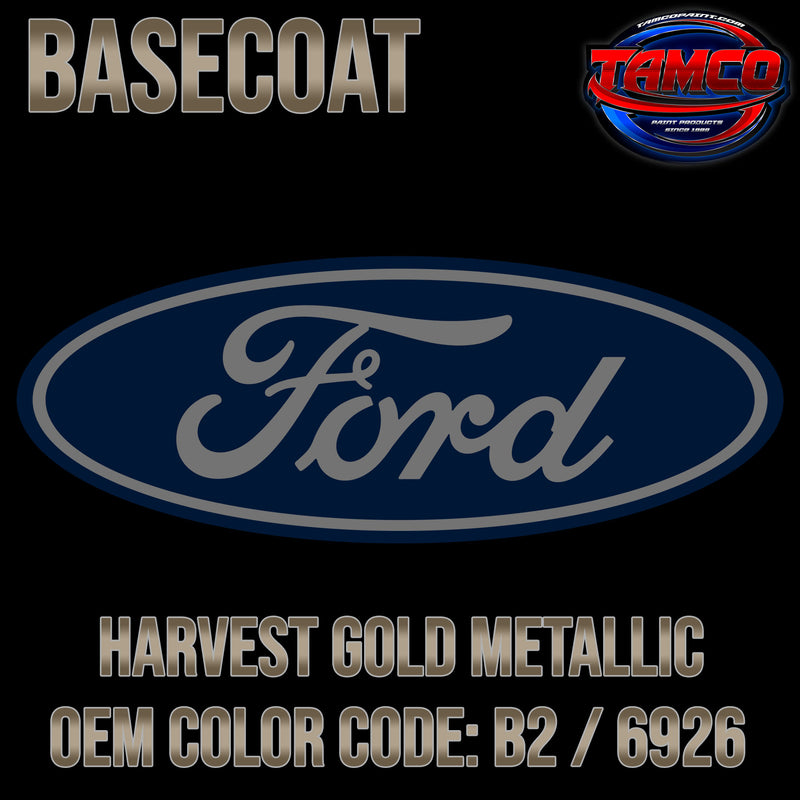 Ford Harvest Gold Metallic | B2 / 6926 | 1999-2003 | OEM Basecoat