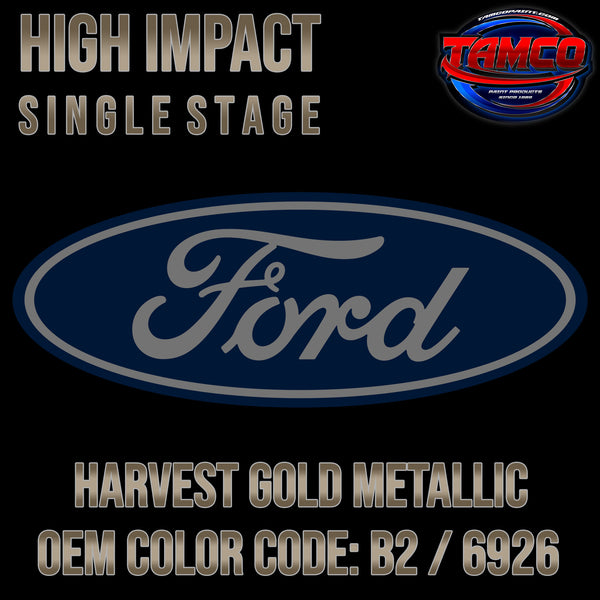 Ford Harvest Gold Metallic | B2 / 6926 | 1999-2003 | OEM High Impact Single Stage