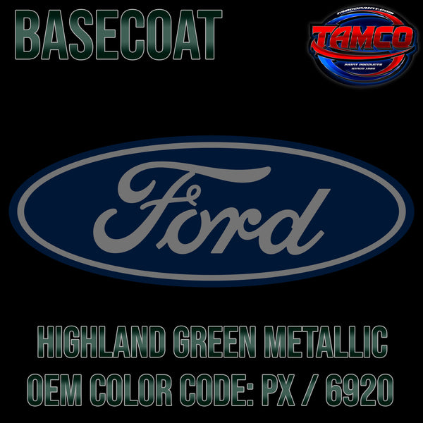 Ford Highland Green Metallic | PX / 6920 | 2001-2009 | OEM Basecoat