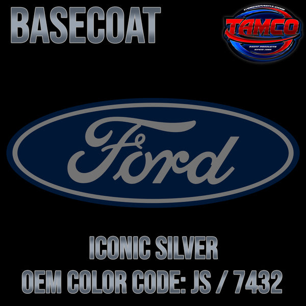 Ford Iconic Silver | JS / 7432 | 2020-2022 | OEM Basecoat