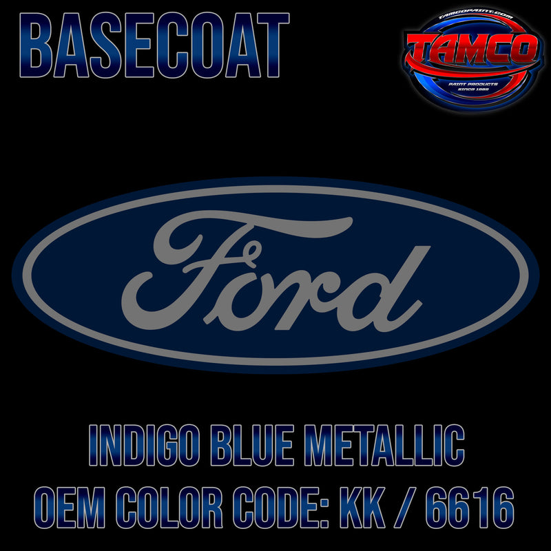 Ford Indigo Blue Metallic | KK / 6616 | 1994-1997 | OEM Basecoat
