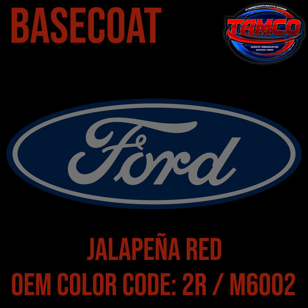 Ford Jalapeña Red | 2R / M6002 | 1985-1986 | OEM Basecoat