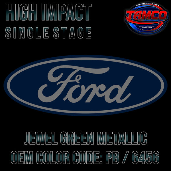 Ford Jewel Green | PB / 6456 | 1991-2015 | OEM High Impact Single Stage