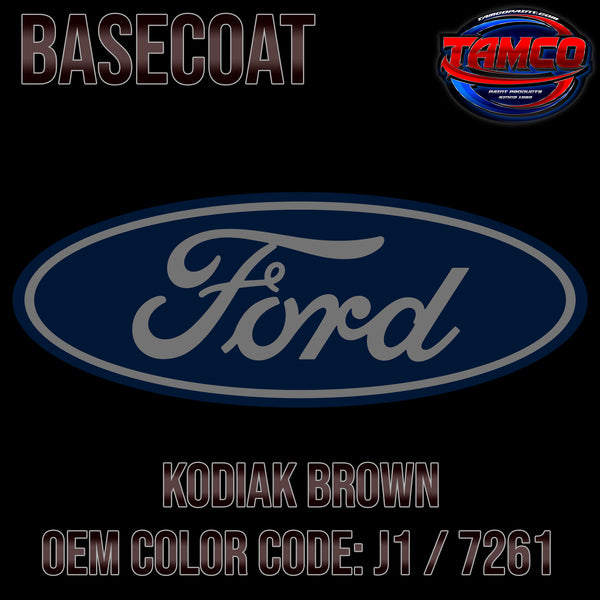 Ford Kodiak Brown | J1 / 7261 | 2012-2022 | OEM Basecoat