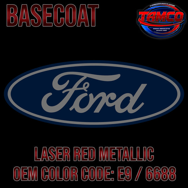 Ford Laser Red Metallic | E9 / 6688 | 1994-2003 | OEM Tri-Stage Basecoat