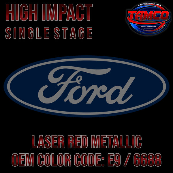 Ford Laser Red Metallic | E9 / 6688 | 1994-2003 | OEM High Impact Single Stage