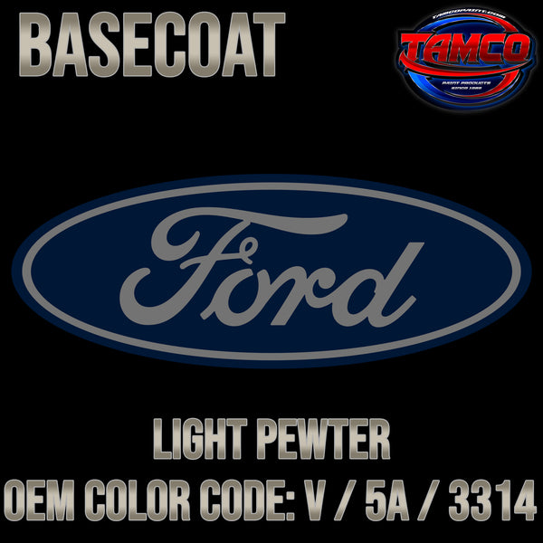 Ford Light Pewter | V / 5A / 3314 | 1971-1973 | OEM Basecoat