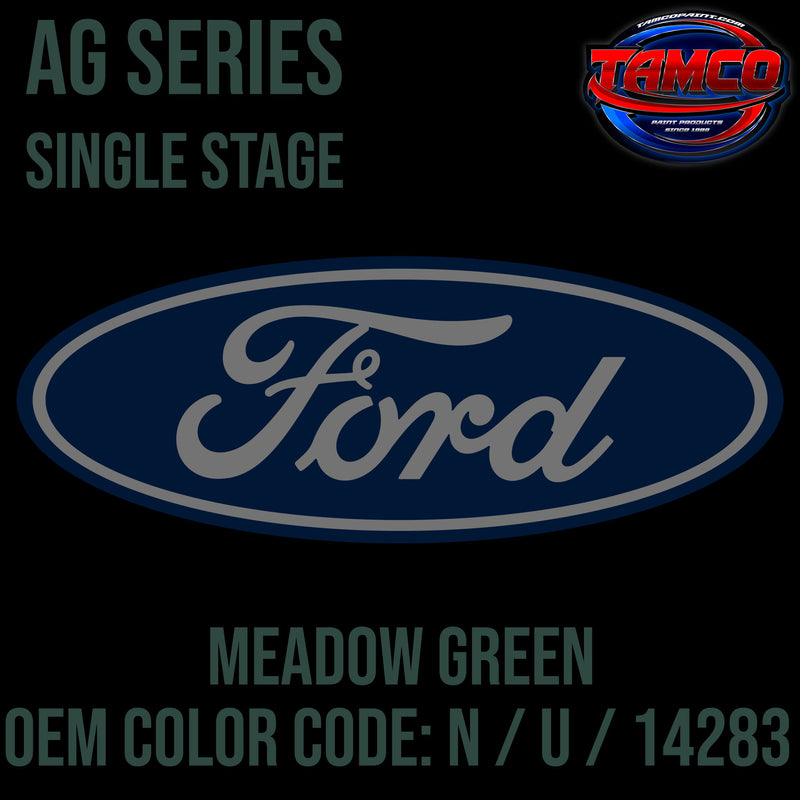 Ford Meadow Green | N / U / 14283 | 1947-1959 | OEM AG Series Single Stage