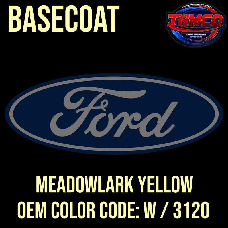 Ford Meadowlark Yellow | W / 3120 | 1968-1970 | OEM Basecoat