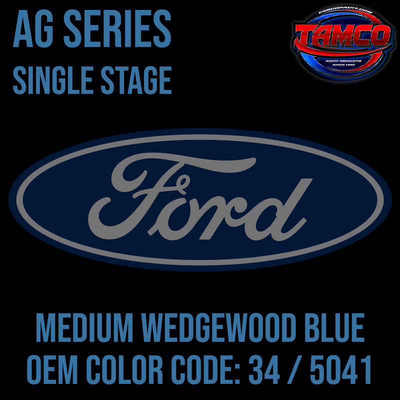 Ford Medium Wedgewood Blue | 34 / 5041 | 1978-1985 | OEM AG Series Single Stage