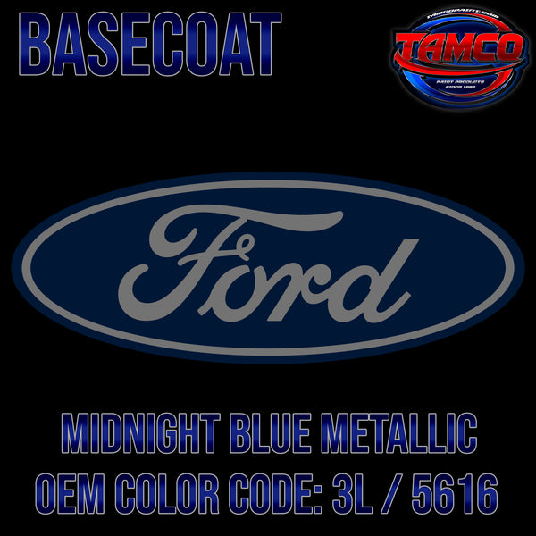 Ford Midnight Blue Metallic | 3L / 5616 | 1979-1988 | OEM Basecoat