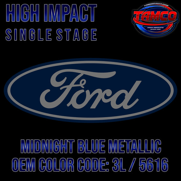 Ford Midnight Blue Metallic | 3L / 5616 | 1979-1988 | OEM High Impact Single Stage