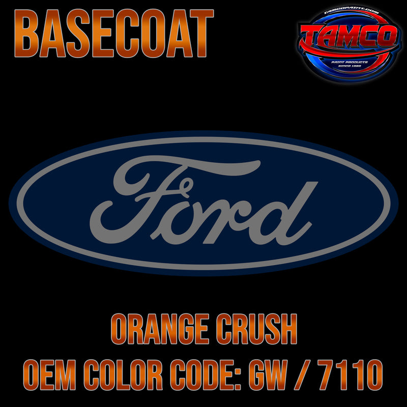 Ford Orange Crush | GW / 7110 | 2004-2008 | OEM Basecoat
