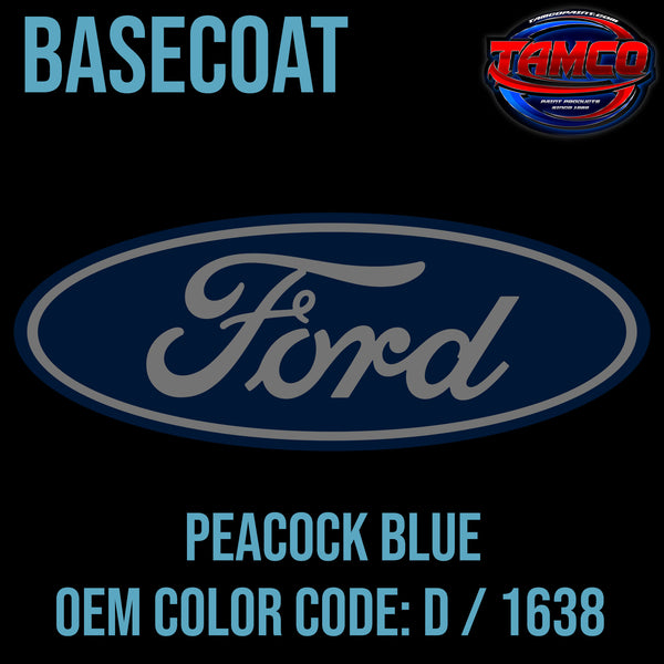 Ford Peacock Blue | D / 1638 | 1964-1967 | OEM Basecoat