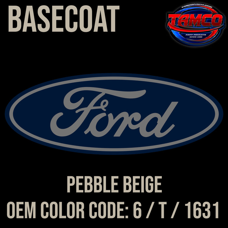 Ford Pebble Beige | 6 / 1631 | 1964-1969 | OEM Basecoat
